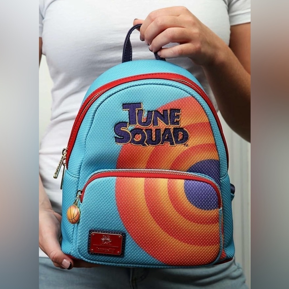 47. Loungefly Space Jam Tune Squad Bugs Womens Double Strap Shoulder Bag